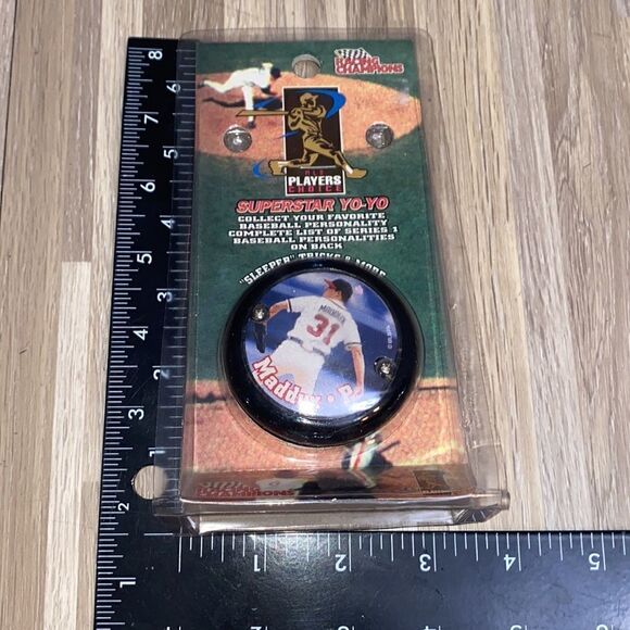 Sports room man cave Yo-Yo Atlanta Braves MLB baseball Vintage Memorabilia nwt - Picture 3 of 4